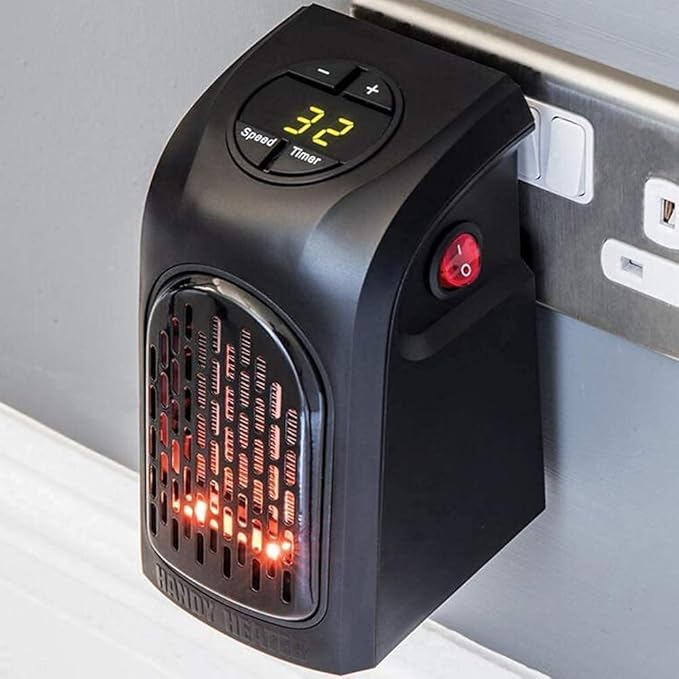 Mini Electric Room Heater Providing Instant Warm Air in Winter