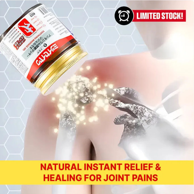 Japanese Soothing Massage Gel (Pack of 2) – Cooling Comfort for Joint & Muscle Relief