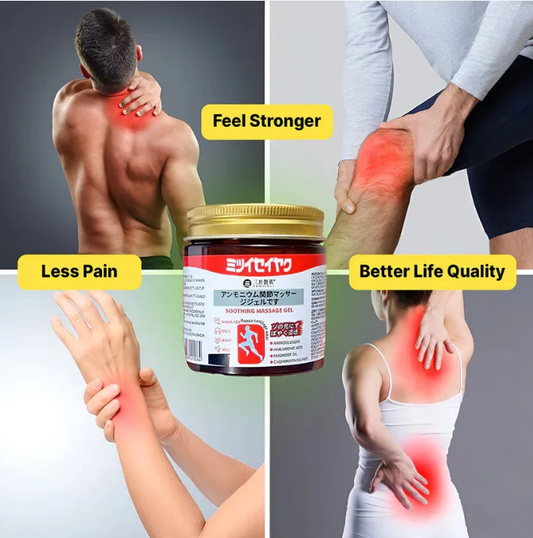 Japanese Soothing Massage Gel (Pack of 2) – Cooling Comfort for Joint & Muscle Relief